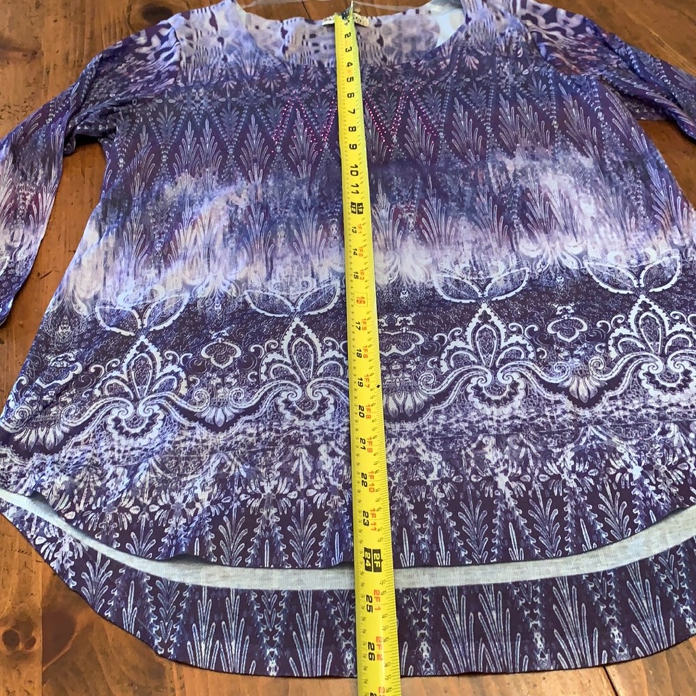 NWT World Unity Shirt Misty Blue Purple Medium New - Picture 12 of 14